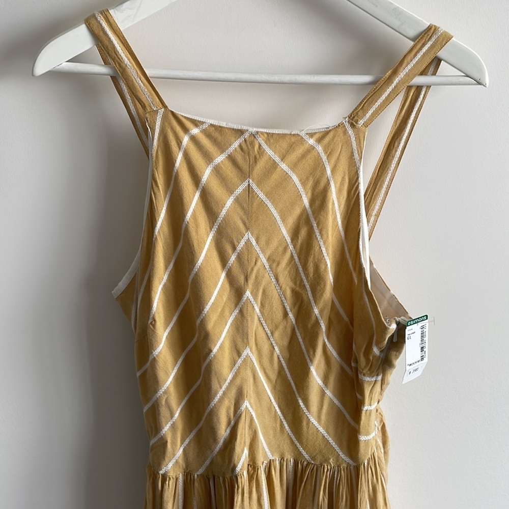COPY - Yellow and white stripe dress